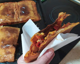 Foto del paso 6 de la receta: Empanada de tomate, caballa, huevo y pimiento rojo 🍅 🐟🥚🌶