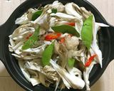 Hình bước làm 3 của món Nấm tiềm đậu