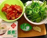 蕃茄豆腐香茜蛋花湯的食譜步驟1照片