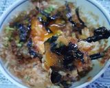รูปขั้นตอนการทำที่ 4 ของ ข้าวเช้าวาซาบิโชยุปลาแห้งไข่แดง