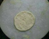 A picture of step 4 of Eggless quiche with hot coffee.