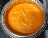 A picture of step 3 of Tri colour chutney (Carrot,Coconut,Green leaves).