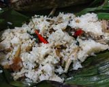 Foto langkah ke 4 dari resep Nasi bakar Kemangi #8.