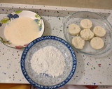 Foto del paso 5 de la receta: Leche frita con salsa de frutas del bosque (sin gluten ni lactosa)