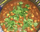 A picture of step 15 of Chole (Mildly spiced tangy chickpeas).