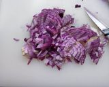 Párolt lilakáposzta recept fázis 1 fotója