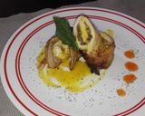 Foto del paso 4 de la receta: Rollos de pollo rellenos de champignon y queso mozzarella