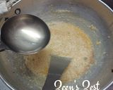 A picture of step 2 of Sattu Mysore Pak.