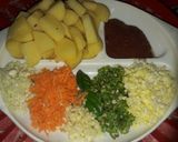 Foto langkah ke 2 dari resep Mpasi 4⭐ 9M+ 🥔🐥🥕🍃🧀🍾.