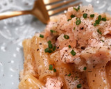 Foto del paso 8 de la receta: Tortiglioni con salmón y salsa de celeri