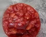 A picture of step 4 of Strawberry compote ❤❤.