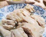 รูปขั้นตอนการทำที่ 4 ของ ไก่นึ่งกับน้ำจิ้มต้นหอมแบบจีน