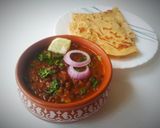 A picture of step 9 of Akhha Masoor  Kolhapur Special.