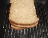A picture of step 7 of Three layered cheese grilled sandwich.