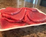 A picture of step 1 of Sweet heat smoked jerky.