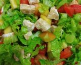 Foto langkah ke 7 dari resep Raw salad with tempe Non GMO.