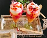 A picture of step 1 of Vanilla Royal falooda.