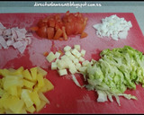 Foto del paso 1 de la receta: Ensalada de arroz, piña y salsa rosa