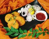 A picture of step 3 of Potato with poha cutlets.