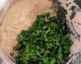 A picture of step 1 of Methi Gota.