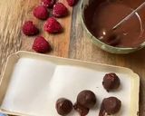 Une image de l'étape 5 de Franui chocolat 🍫 framboises 🎈.
