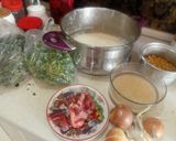 عکس مرحله 1 از دستور آش ماست آذربایجانی با بلغور گندم