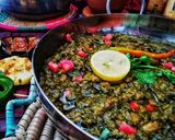 A picture of step 5 of "Sai Bhaji (Sindhi Cuisine)".