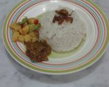Foto langkah ke 3 dari resep Nasi Tim sapi.
