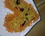 A picture of step 1 of Butterfly fried rice.