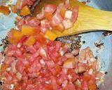 A picture of step 6 of Tomato Masala Macaroni.