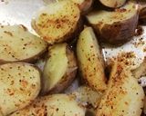 Foto del paso 5 de la receta: Brótola a la Meunière con crema de limón y papas saborizadas