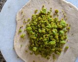 A picture of step 7 of Peas parantha.