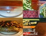A picture of step 1 of Microwave Crispy Bhindi.