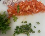 A picture of step 6 of Chana chaat In Bombay style.