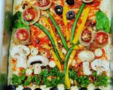 A picture of step 3 of Focaccia Garden Bread.