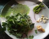 A picture of step 1 of Moringa Thepla.