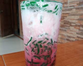 Es cendol cocopandan - Step 2