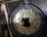 A picture of step 1 of Mint lassi.