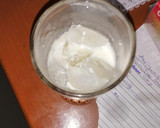 A picture of step 2 of Dalgona coffee.