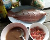 รูปขั้นตอนการทำที่ 1 ของ ปลาทับทิมทอดสามรส😋🍴