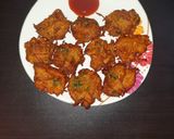 A picture of step 5 of Onion Bonda.