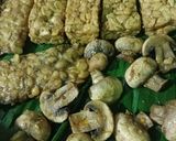 Foto langkah ke 3 dari resep 1265. Tahu dan Tempe Daun Jati Panggang.