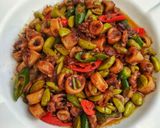 Foto langkah ke 1 dari resep Tumis Pedas Cumi Pete.
