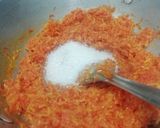 A picture of step 3 of Carrot Ladoos.