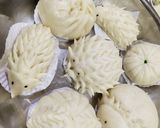 Foto langkah ke 8 dari resep Bakpao lembut ngembang putih tanpa obat pelembut.
