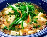 Hình bước làm 5 của món Đậu phụ Tứ Xuyên