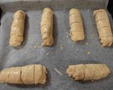 Sajtos szalámis kiflicskék 🥐🧀🥓 recept fázis 4 fotója