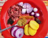 Gambar langkah 1 resipi Daging Masak Lada Hitam.