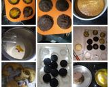A picture of step 4 of Mango chocolate mousse cupcake.