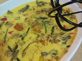 Quiche de alcachofas y espárragos